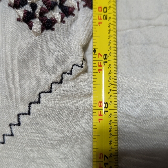 PAIGE Chessa Top Women's Sheer Flowy Blouse - Picture 6 of 10